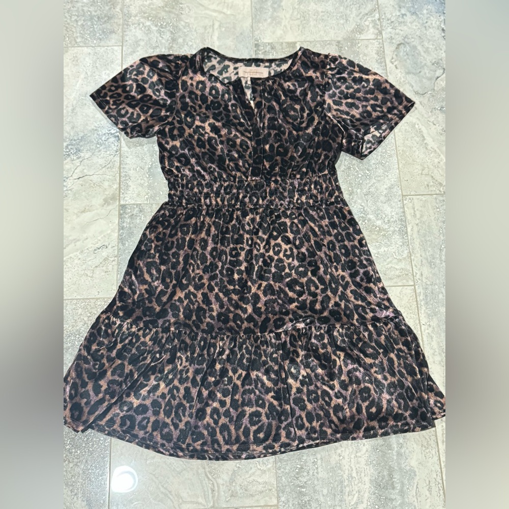 French Connection Animal Print Mini Dress - Picture 2 of 5